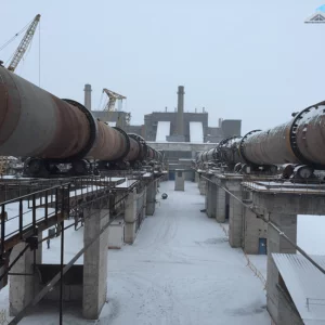Железобетонные опоры вращающихся печей